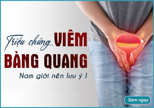 triệu chứng viêm bàng quang ở nam giới